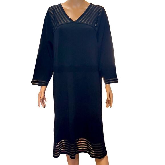 Calvin Klein Black Dress Sz 2X - Picture 1 of 14